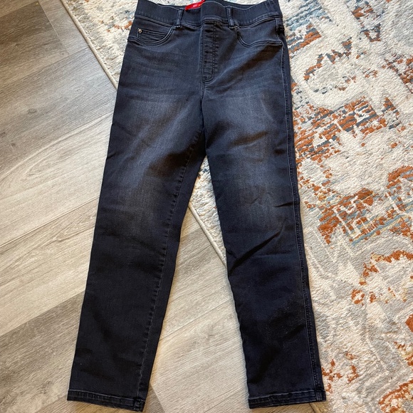 Spanx Vintage black straight leg jeans L - Picture 4 of 7